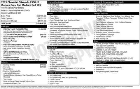 Photos of 2025 Chevrolet Silverado 2500HD Custom for sale in Norwalk, IA at Gregg Young Chevrolet of Norwalk
