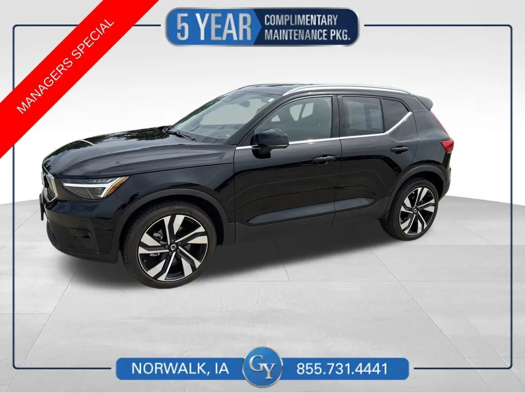 Black 2024 Volvo XC40 B5 Plus Bright Theme for sale in Norwalk, IA