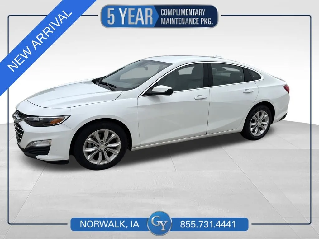 White 2024 Chevrolet Malibu LT for sale in Norwalk, IA