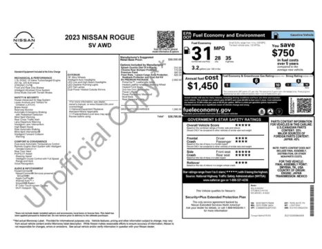 Photos of 2023 Nissan Rogue SV for sale in Norwalk, IA at Gregg Young Chevrolet of Norwalk