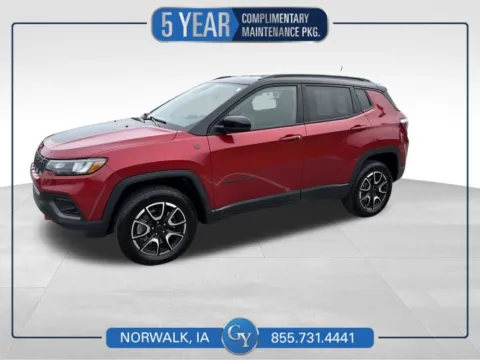 Red 2025 Jeep Compass Trailhawk for sale in Norwalk, IA
