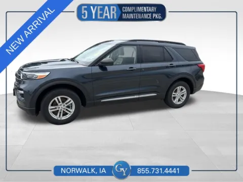 Blue 2022 Ford Explorer XLT for sale in Norwalk, IA