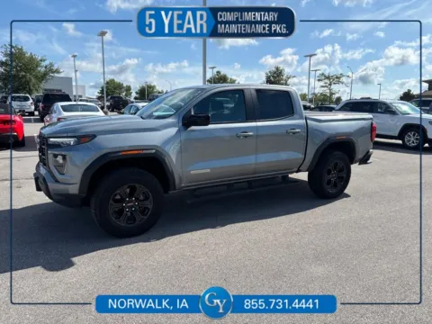 Gray 2024 GMC Canyon Elevation for sale in Norwalk, IA