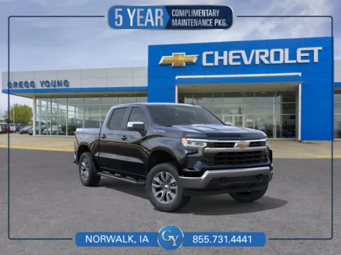 Black 2026 Chevrolet Silverado 1500 LT for sale in Norwalk, IA