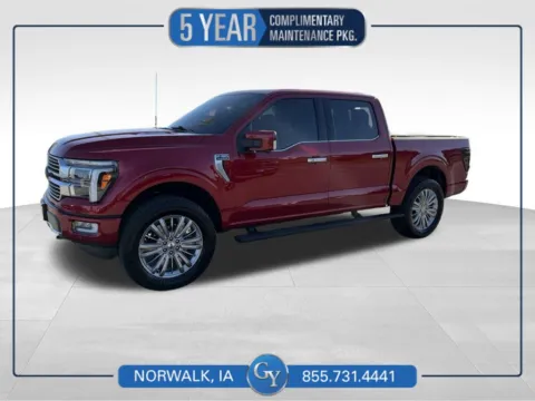 Red 2025 Ford F-150 Platinum for sale in Norwalk, IA