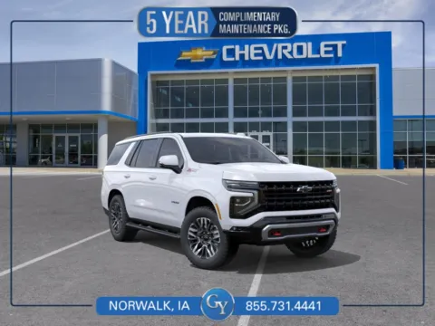 White 2026 Chevrolet Tahoe Z71 for sale in Norwalk, IA