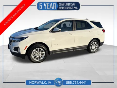 White 2024 Chevrolet Equinox LT for sale in Norwalk, IA