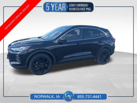 Black 2024 Ford Escape Platinum for sale in Norwalk, IA