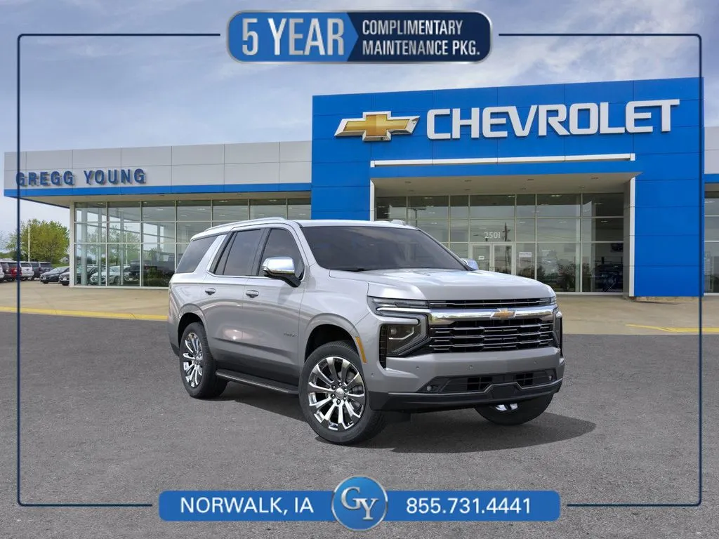 Gray 2026 Chevrolet Tahoe Premier for sale in Norwalk, IA
