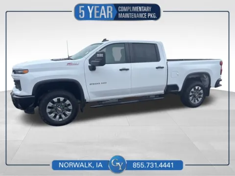 White 2025 Chevrolet Silverado 2500HD Custom for sale in Norwalk, IA