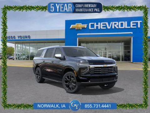 Black 2026 Chevrolet Suburban Premier for sale in Norwalk, IA