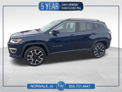 Blue 2021 Jeep Compass Limited for sale in Norwalk, IA