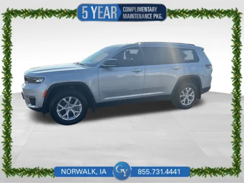 Silver 2022 Jeep Grand Cherokee L Limited for sale in Norwalk, IA