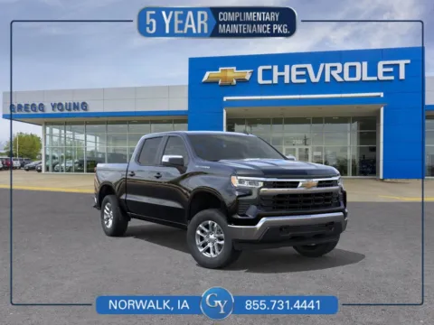 Black 2026 Chevrolet Silverado 1500 LT for sale in Norwalk, IA