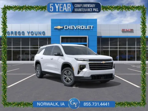 White 2026 Chevrolet Traverse LT for sale in Norwalk, IA