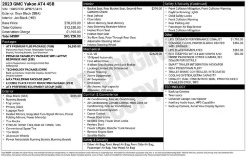 Photos of 2023 GMC Yukon AT4 for sale in Norwalk, IA at Gregg Young Chevrolet of Norwalk