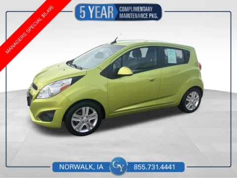 Green 2013 Chevrolet Spark 1LT for sale in Norwalk, IA