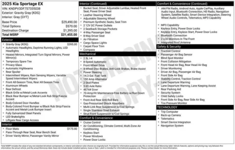 Photos of 2025 Kia Sportage EX for sale in Norwalk, IA at Gregg Young Chevrolet of Norwalk