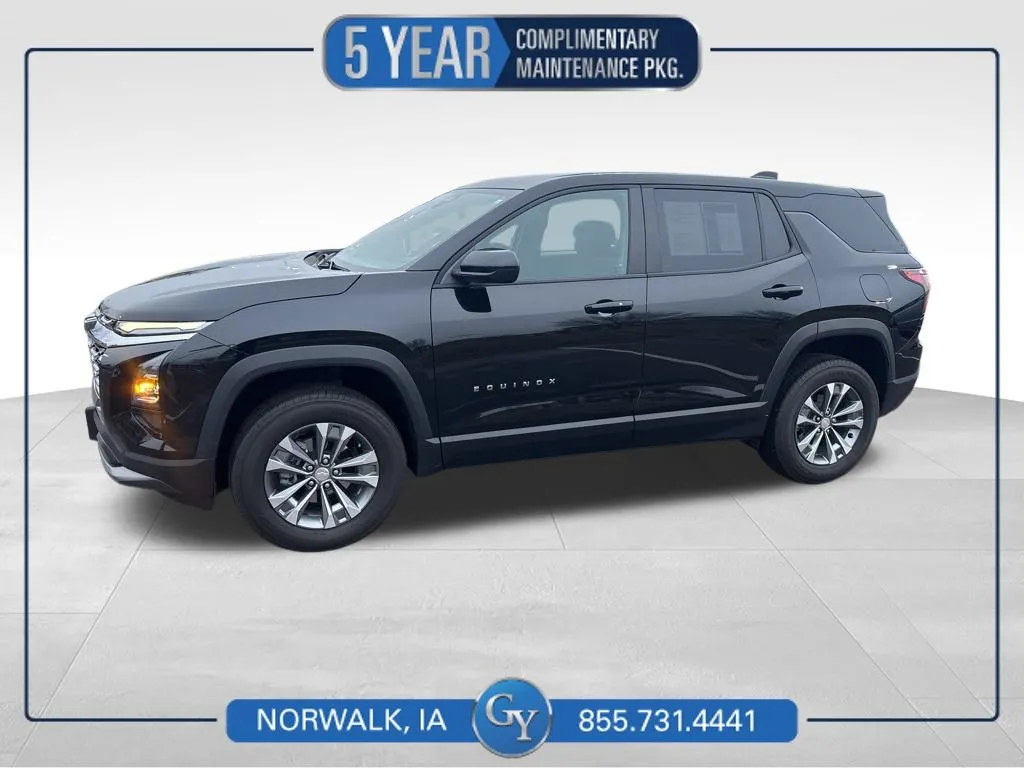 Black 2025 Chevrolet Equinox LT for sale in Norwalk, IA