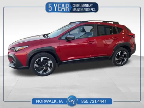 Red 2024 Subaru Crosstrek Limited for sale in Norwalk, IA