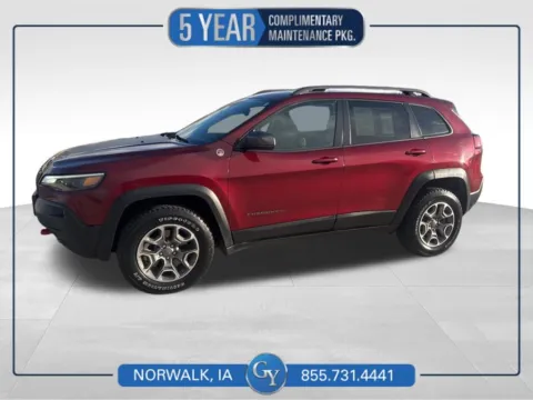 Red 2021 Jeep Cherokee Trailhawk for sale in Norwalk, IA