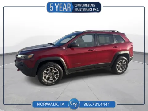 Red 2021 Jeep Cherokee Trailhawk for sale in Norwalk, IA