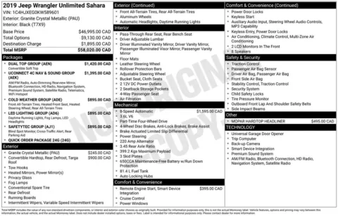 Photos of 2019 Jeep Wrangler Unlimited Sahara for sale in Norwalk, IA at Gregg Young Chevrolet of Norwalk