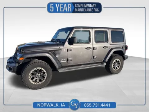 Gray 2019 Jeep Wrangler Unlimited Sahara for sale in Norwalk, IA