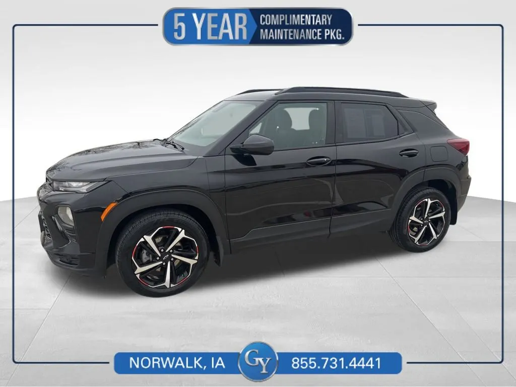 Black 2022 Chevrolet TrailBlazer RS for sale in Norwalk, IA