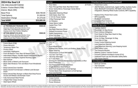 Photos of 2024 Kia Soul LX for sale in Norwalk, IA at Gregg Young Chevrolet of Norwalk