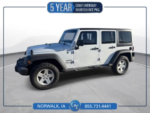 White 2018 Jeep Wrangler JK Unlimited Sport for sale in Norwalk, IA