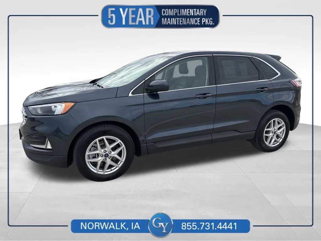 Blue 2022 Ford Edge SEL for sale in Norwalk, IA