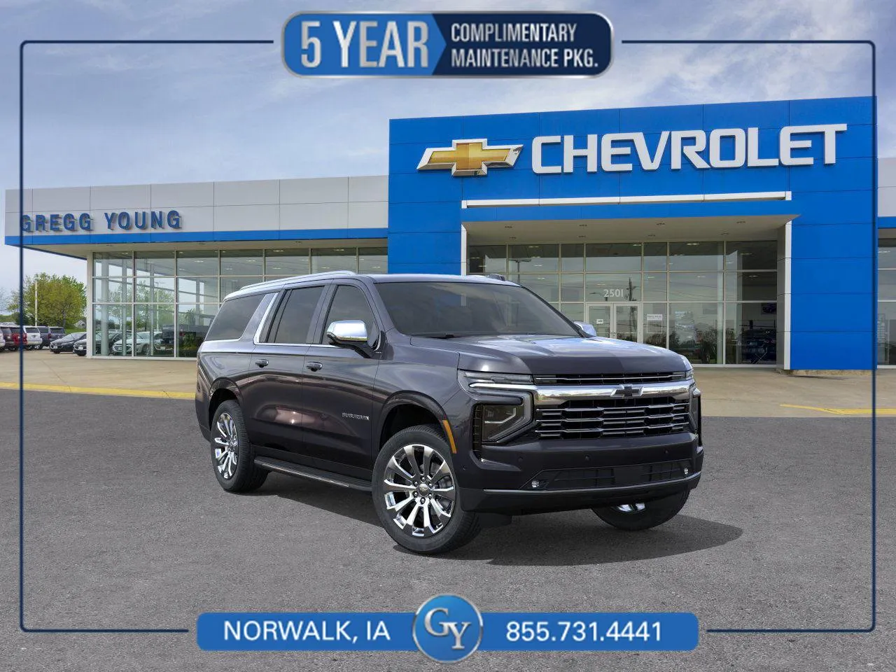 Gray 2026 CHEVROLET SUBURBAN K1500 Premier for sale in Norwalk, IA