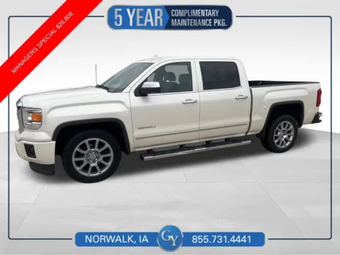 White 2015 GMC Sierra 1500 Denali for sale in Norwalk, IA