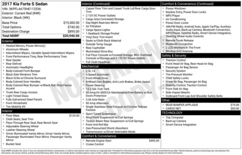 Photos of 2017 Kia Forte S for sale in Norwalk, IA at Gregg Young Chevrolet of Norwalk