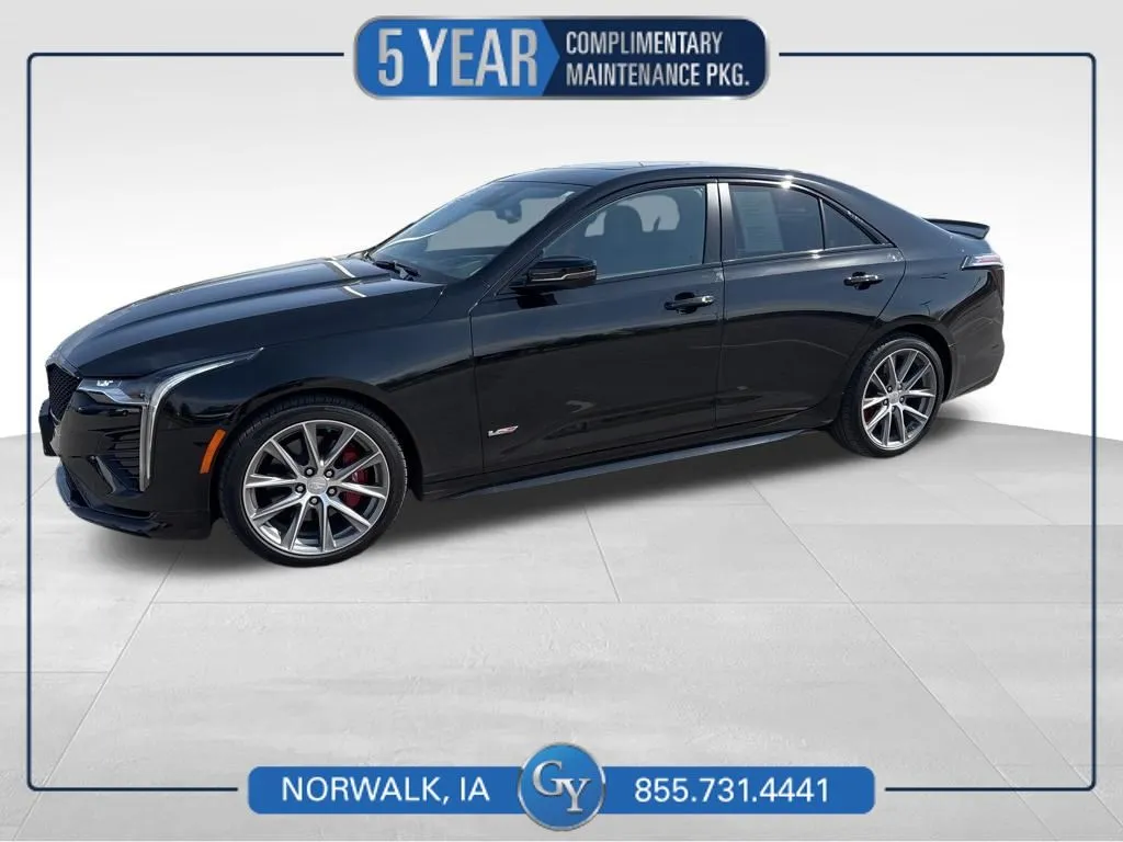 Black 2025 Cadillac CT4 V-Series for sale in Norwalk, IA