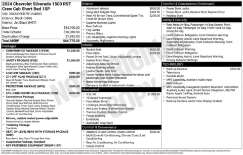 Photos of 2024 Chevrolet Silverado 1500 RST for sale in Norwalk, IA at Gregg Young Chevrolet of Norwalk