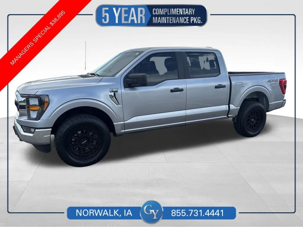 Silver 2023 Ford F-150 XLT for sale in Norwalk, IA