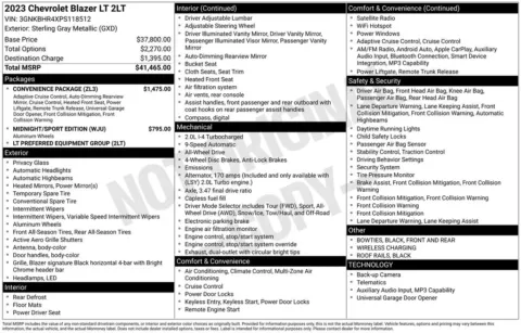 Photos of 2023 Chevrolet Blazer LT for sale in Norwalk, IA at Gregg Young Chevrolet of Norwalk