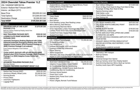 Photos of 2024 Chevrolet Tahoe Premier for sale in Norwalk, IA at Gregg Young Chevrolet of Norwalk