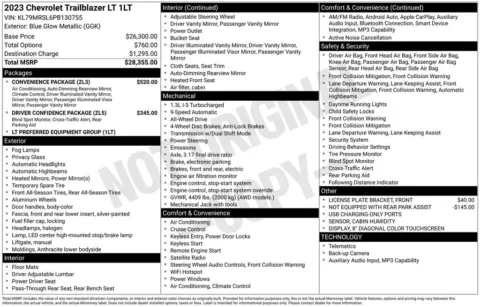 Photos of 2023 Chevrolet TrailBlazer LT for sale in Norwalk, IA at Gregg Young Chevrolet of Norwalk