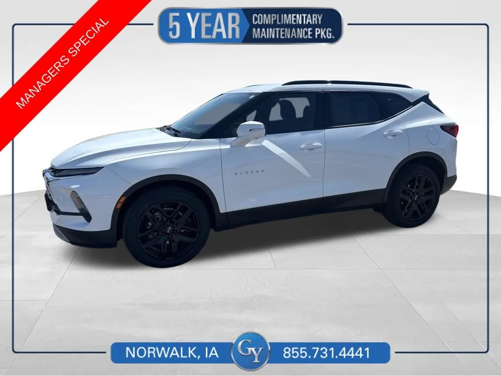White 2023 Chevrolet Blazer LT for sale in Norwalk, IA