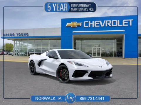 White 2026 Chevrolet Corvette Stingray for sale in Norwalk, IA