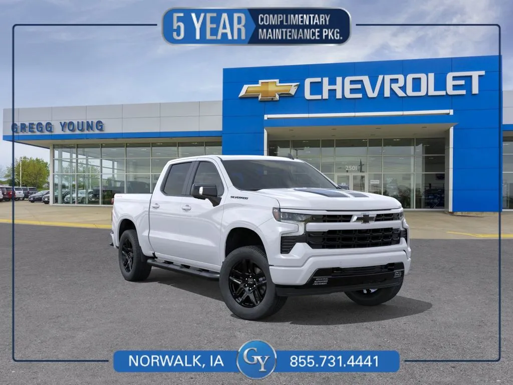 White 2026 Chevrolet Silverado 1500 RST for sale in Norwalk, IA
