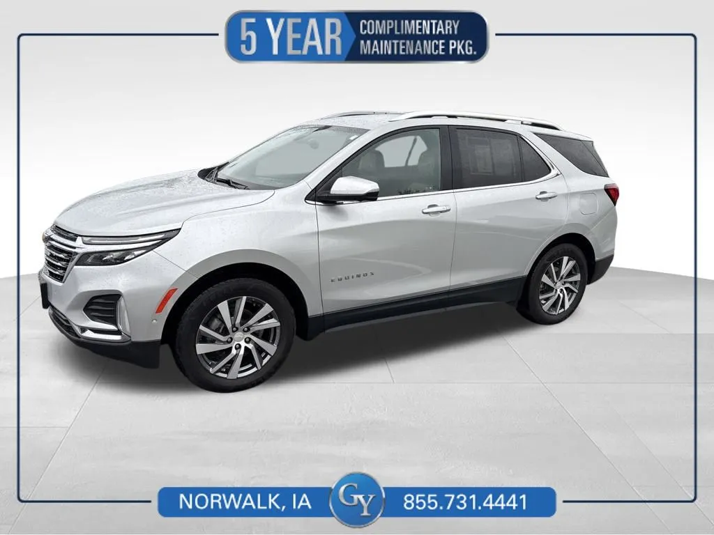 Silver 2022 Chevrolet Equinox Premier for sale in Norwalk, IA