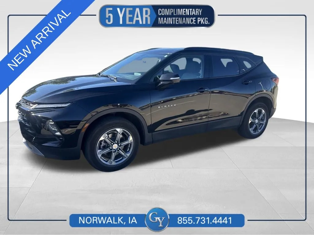 Black 2023 Chevrolet Blazer LT for sale in Norwalk, IA