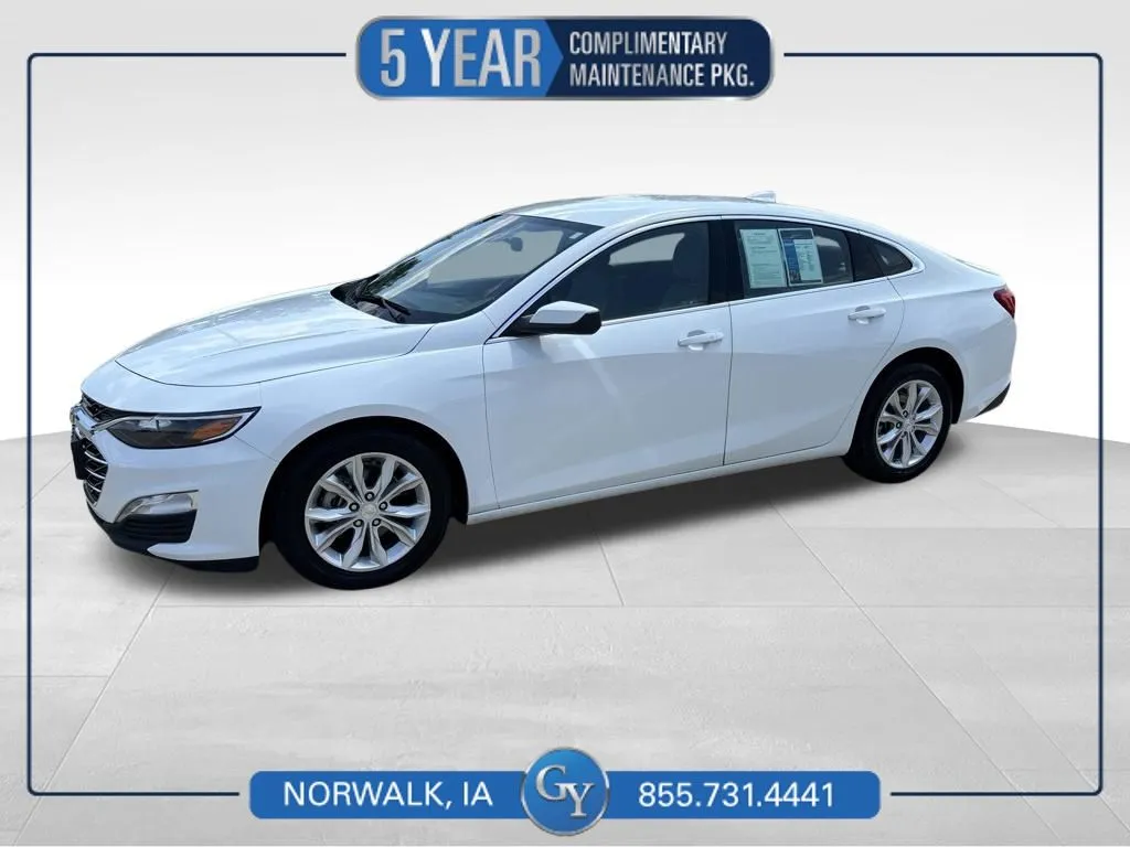 White 2024 Chevrolet Malibu LT for sale in Norwalk, IA