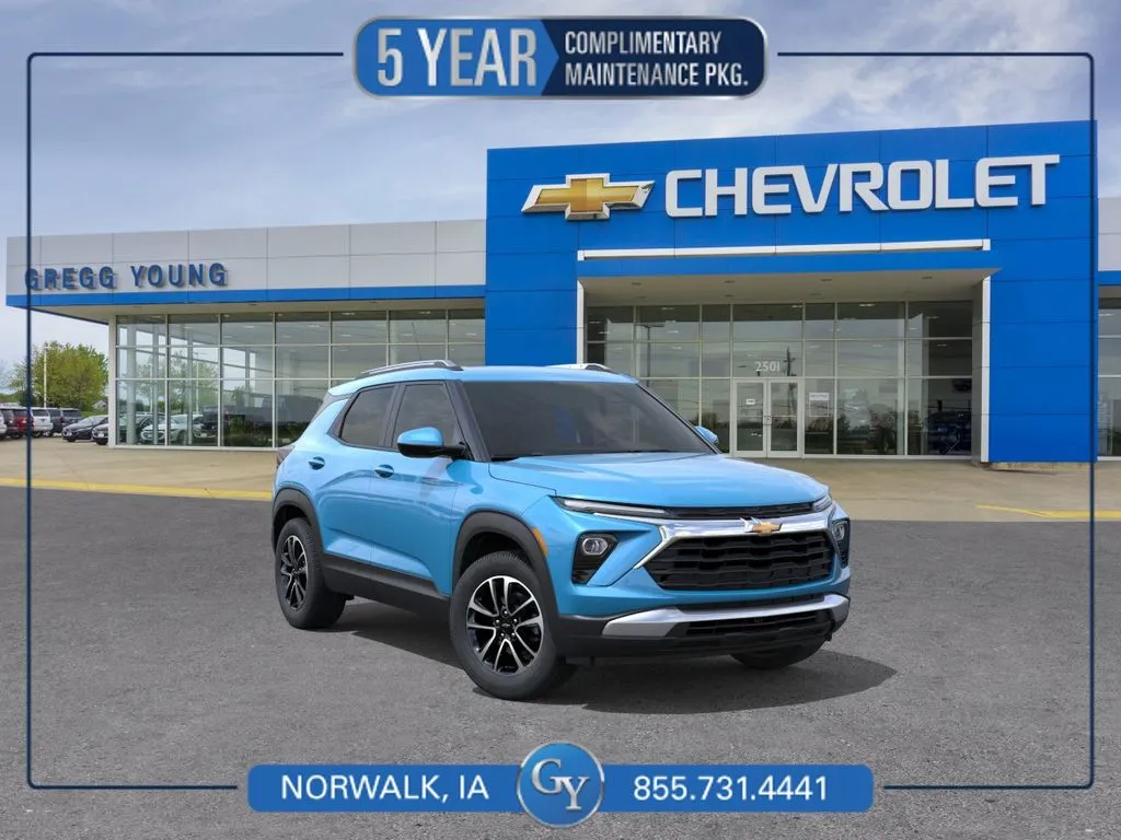 Blue 2026 Chevrolet TrailBlazer LT for sale in Norwalk, IA