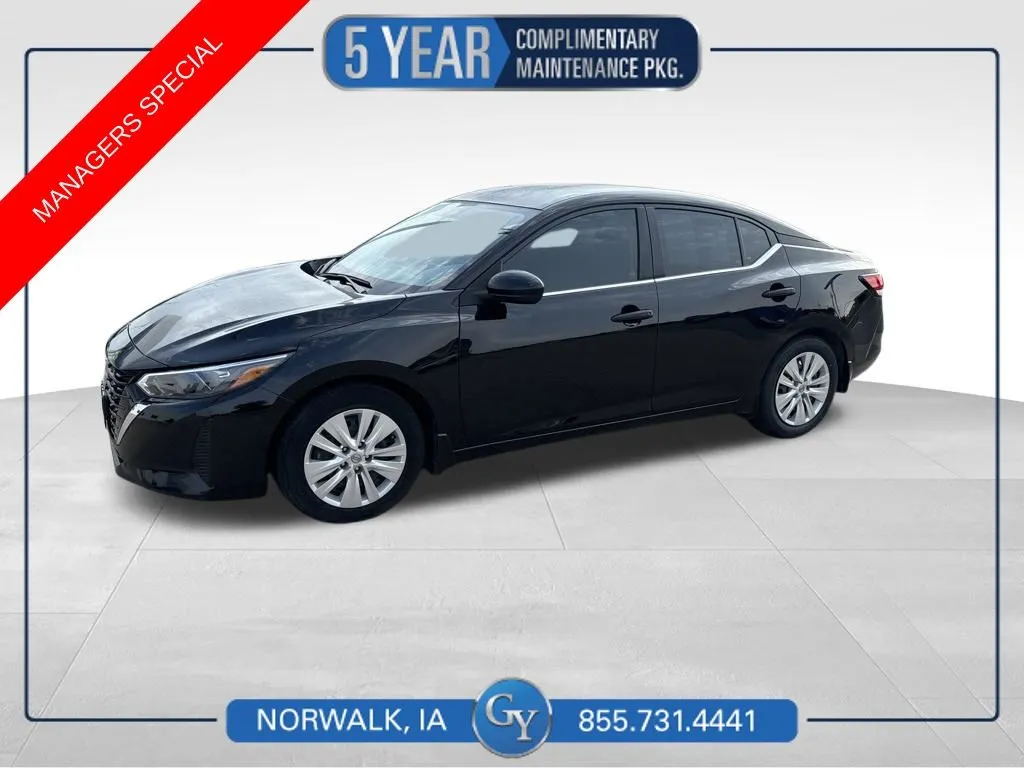 Black 2025 Nissan Sentra S for sale in Norwalk, IA