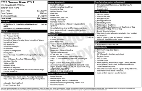 Photos of 2020 Chevrolet Blazer LT for sale in Norwalk, IA at Gregg Young Chevrolet of Norwalk